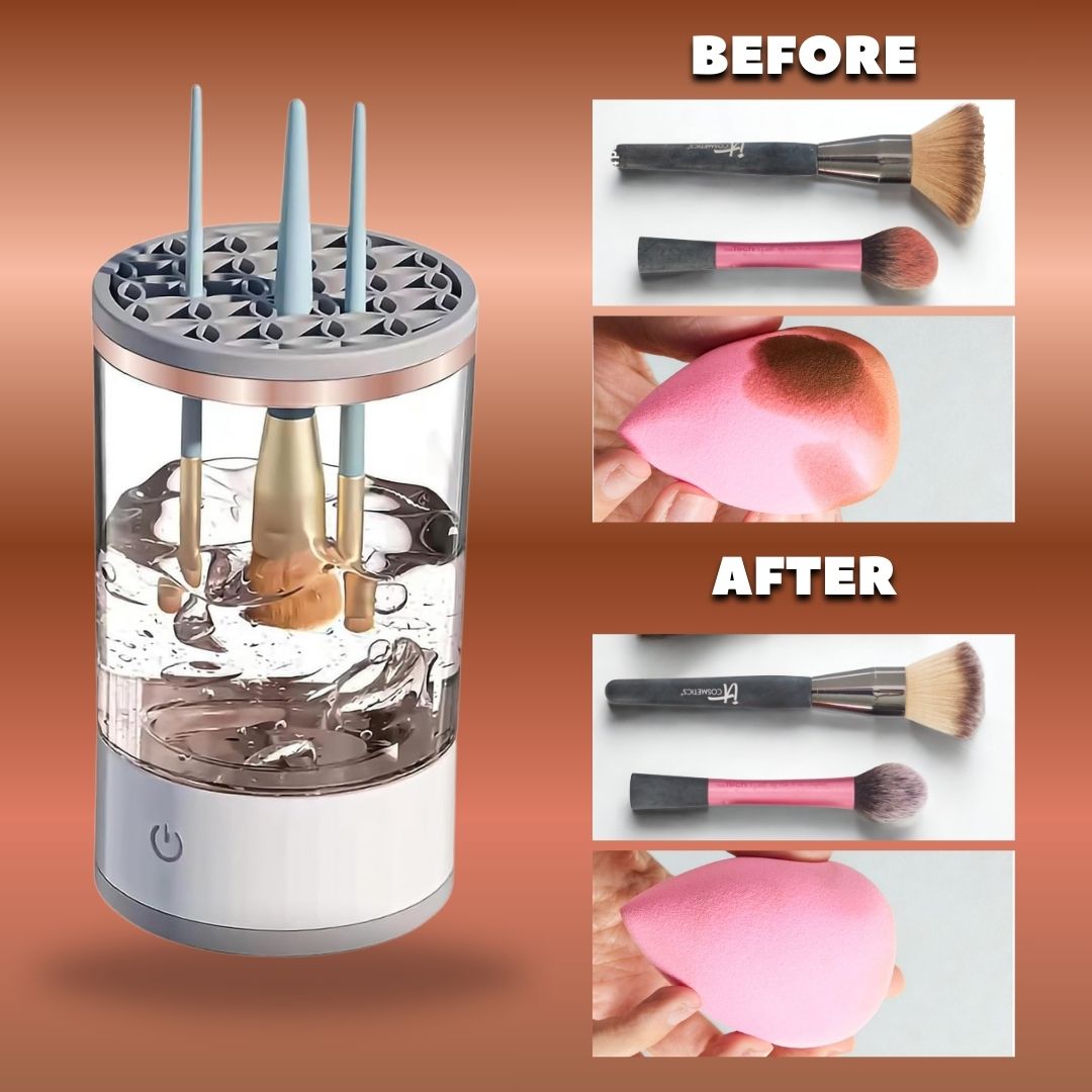 Automatic Makeup Brush Cleaner