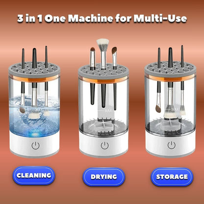 Automatic Makeup Brush Cleaner
